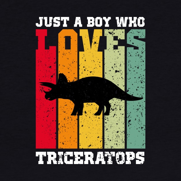 just a boy who loves triceratops by JohnRelo